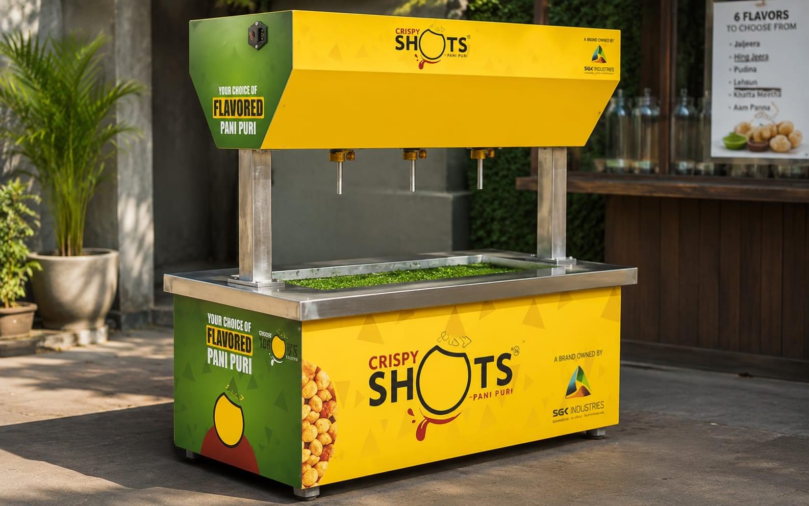 SGK Industries Pani Puri Vending Cart Manufacturer in Hyderabad